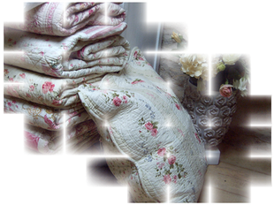 Les plaids boutis romantiques