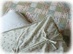Boutis Patchwork Jardin Anglais