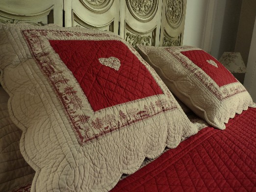 taies du boutis mod�le angelots